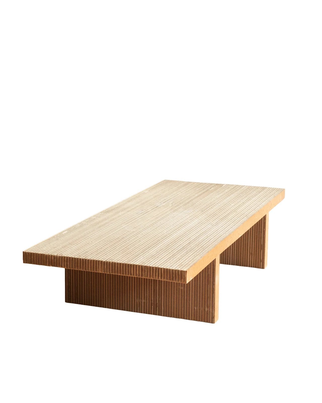 "Easy Edges" Cardboard Coffee Table / Daybed, 1972