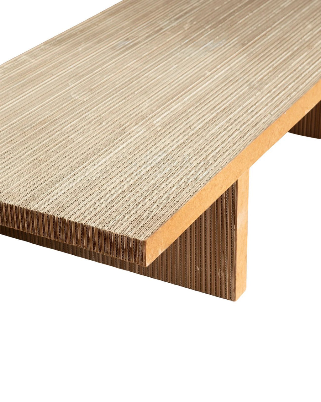 "Easy Edges" Cardboard Coffee Table / Daybed, 1972